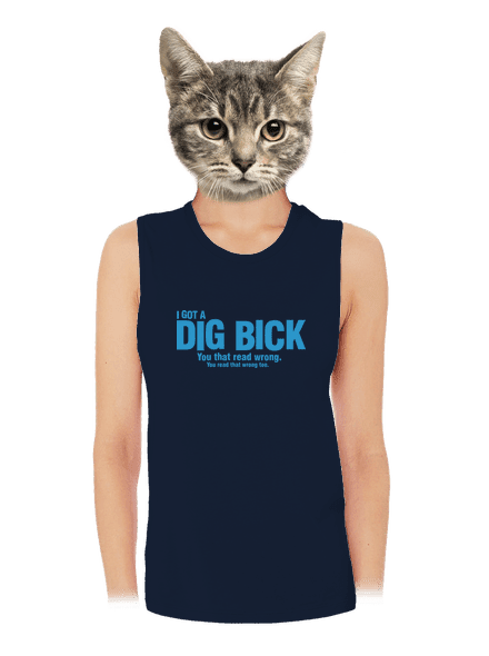 Dig bick dámske tielko voľné Navy