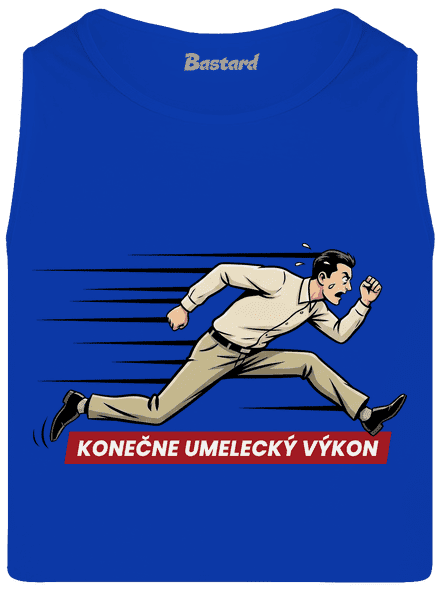 Umelecký výkon pánske tielko Royal Blue