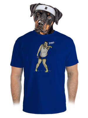 Beer zombie pánske športové tričko Royal Blue Mal