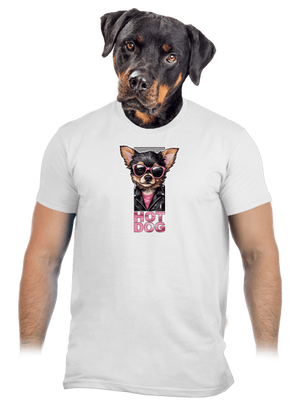 Very hot dog pánske tričko White