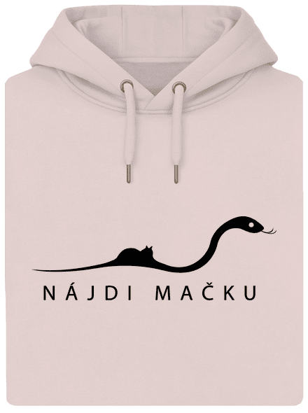 Nájdi mačku unisex mikina premium Rose Chalk
