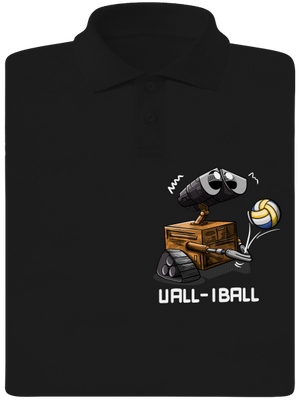 Vall-iball pánska polokošeľa Black