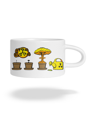 Atom bloom hrnček makronka White