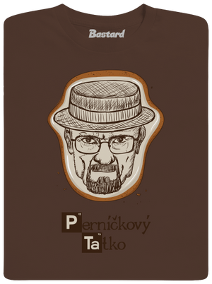 Perníčkový tatko a Perníček pánske tričko Brown