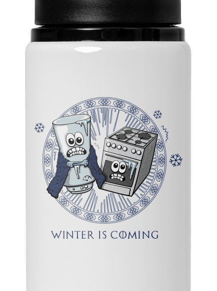 Winter is coming flaša na vodu White