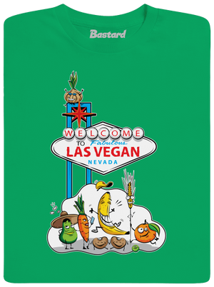 Las Vegan pánske tričko Kelly Green