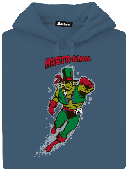 Hastrman dámska mikina klokanka Denim