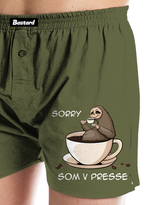 V presse pánske trenky Khaki