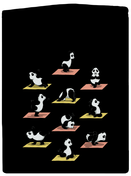 Pandia jóga dámska mikina na zips Black