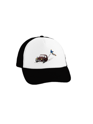 Hadrák šiltovka truckerka Black cap