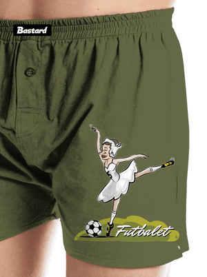 Futbalet pánske trenky Khaki