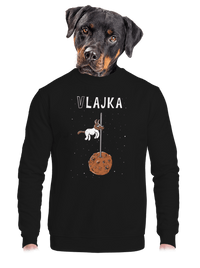 unisex mikina bez kapucne