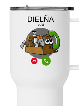 Dielňa volá termohrnček White