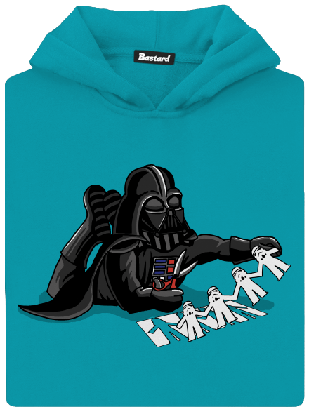 Klonovanie trooperov detská mikina klokanka Hawaiian Blue