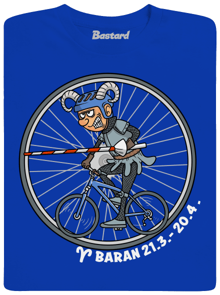 Cyklistický horoskop: Baran pánske dlhý rukáv Royal Blue