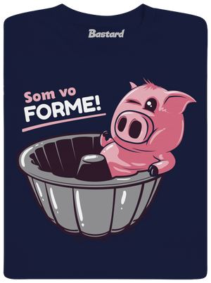 Vo forme pánske tričko Navy