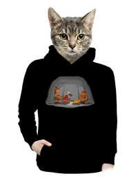 dámska mikina klokanka