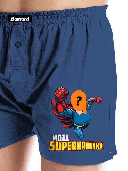 Moja superhrdinka pánske trenky Blue