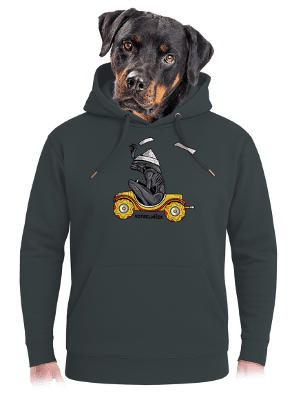 Votrelníček unisex mikina premium Charcoal