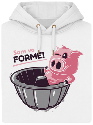 Vo forme unisex mikina premium Snowwhite