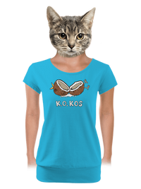 dámske tričko s lemom