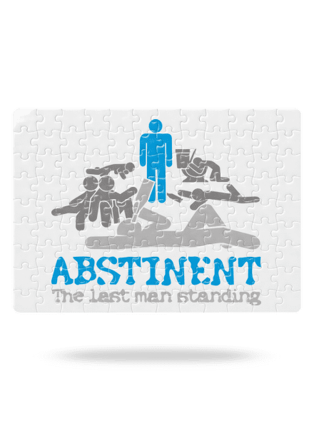 Abstinent puzzle White