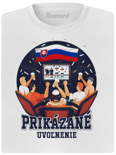 Prikázané uvoľnenie dámske športové tričko White