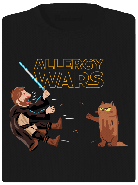 Allergy Wars dámske športové tričko Black