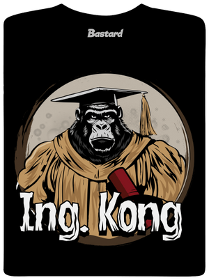 Ing. Kong pánske dlhý rukáv Black