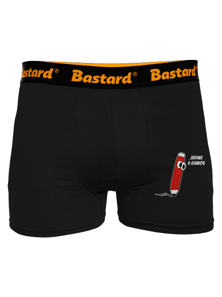 Jedine s gumou boxerky Black