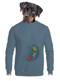 unisex mikina bez kapucne