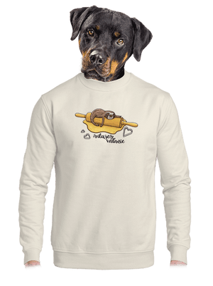 Milujem váľanie unisex mikina bez kapucne Off White