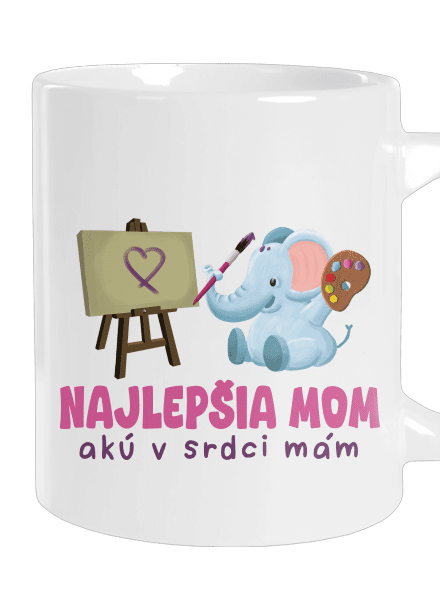 Najlepšia mom veľký hrnček White