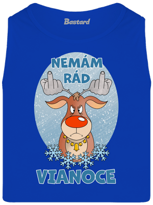 Nemám rád Vianoce pánske tielko Royal Blue