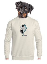 unisex mikina bez kapucne