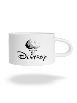 Destroy hrnček makronka White