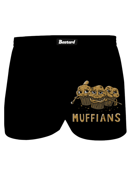 Muffians pánske trenky Black