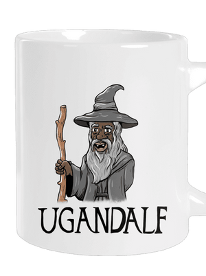 Ugandalf veľký hrnček White