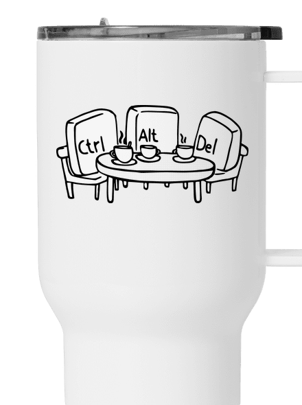 Nerozluční kamaráti termohrnček White