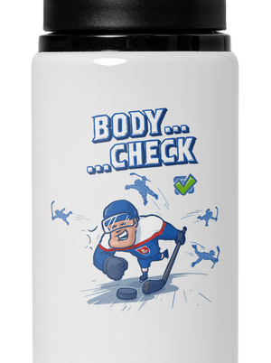 Body check flaša na vodu White