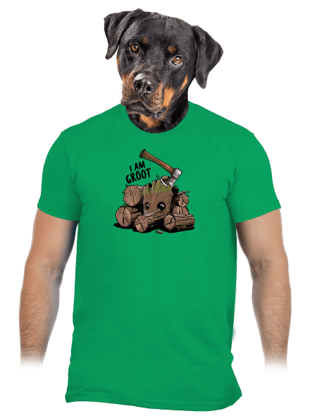 I Am Groot pánske tričko Kelly Green