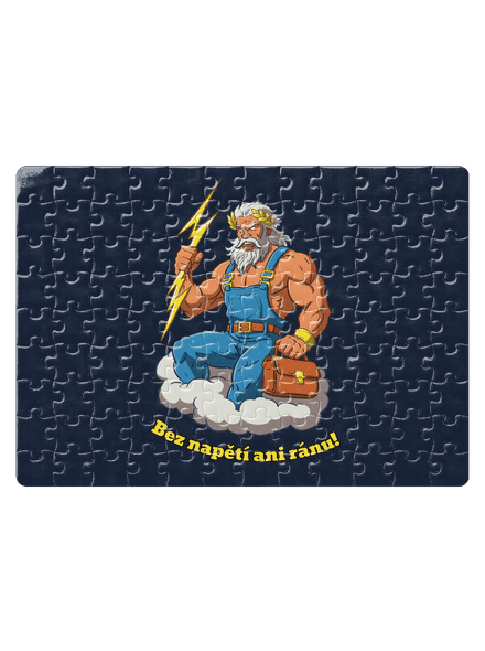 Bez napätia ani ranu puzzle White