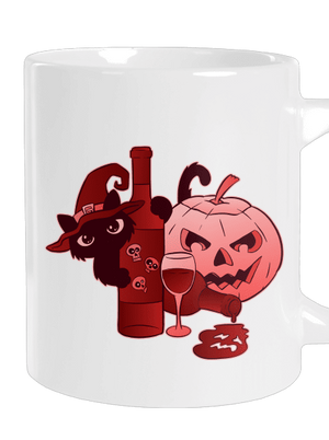 Hello, víno veľký hrnček White