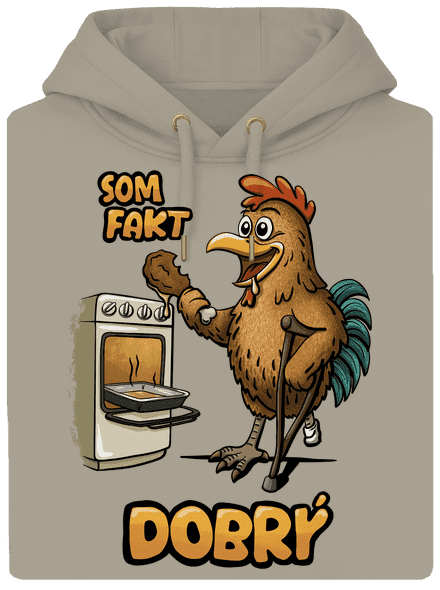 Som dobrý unisex mikina premium Pastel Macchiato