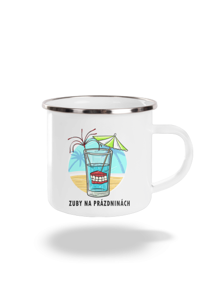Zuby na prázdninách plecháčik White