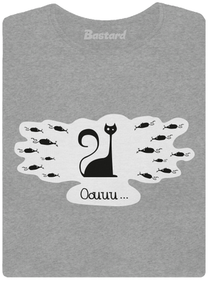 Oouuu dámske tričko Dark Gray Melange