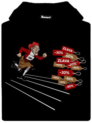 Zľavy! dámska mikina klokanka Black