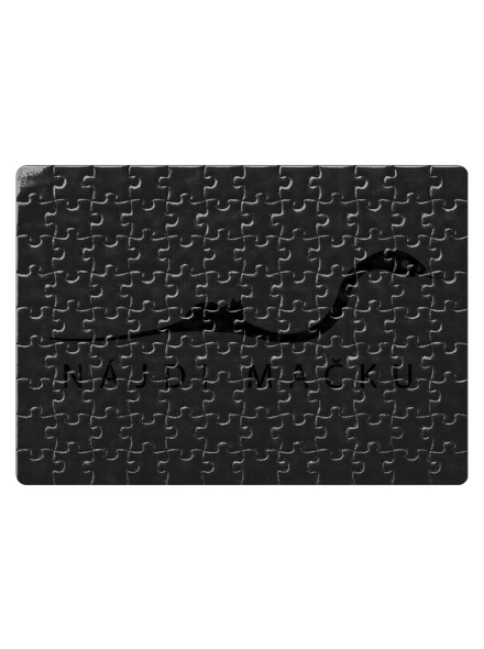 Nájdi mačku puzzle White
