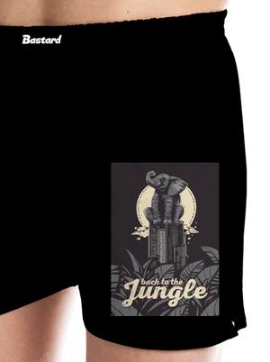 Back to the jungle pánske trenky Black