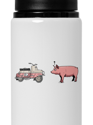 Prasata flaša na vodu White